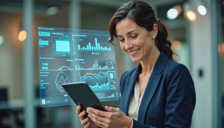 Dashboard di governance dei dati con viste su indicatori regolamentari